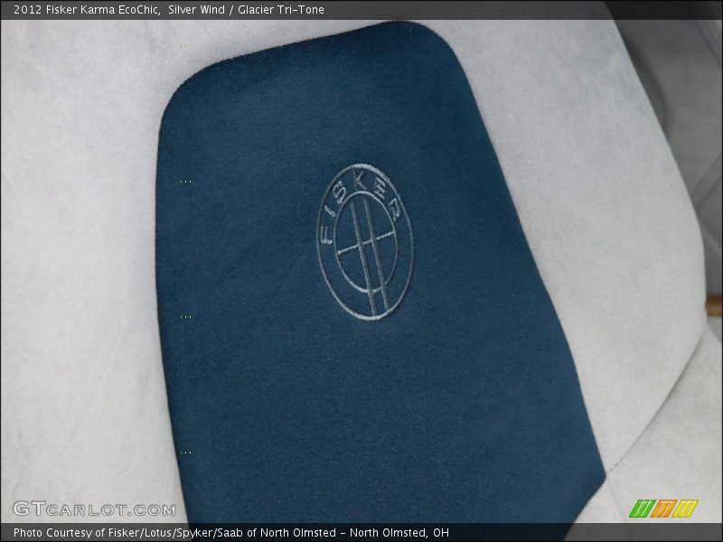 Embossed Fisker logo in seat - 2012 Fisker Karma EcoChic