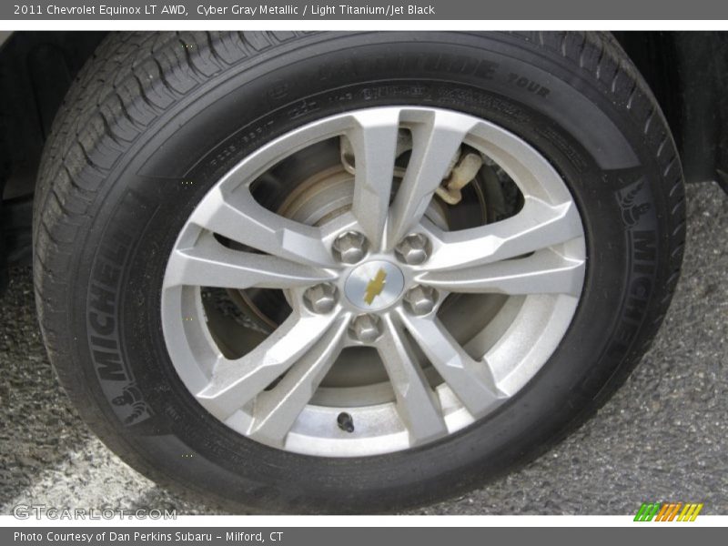 Cyber Gray Metallic / Light Titanium/Jet Black 2011 Chevrolet Equinox LT AWD