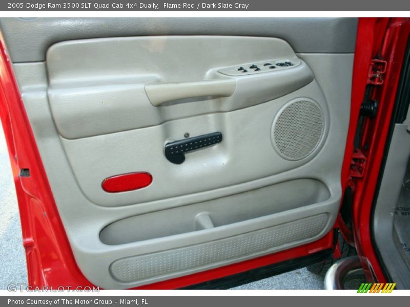 Flame Red / Dark Slate Gray 2005 Dodge Ram 3500 SLT Quad Cab 4x4 Dually