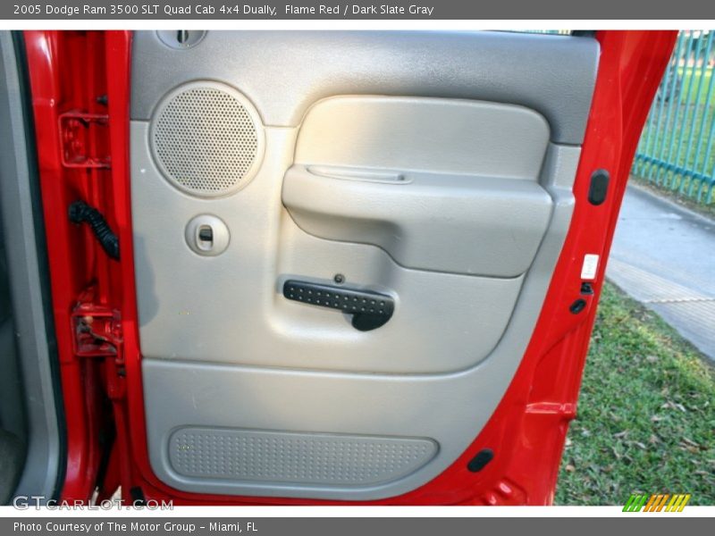 Flame Red / Dark Slate Gray 2005 Dodge Ram 3500 SLT Quad Cab 4x4 Dually