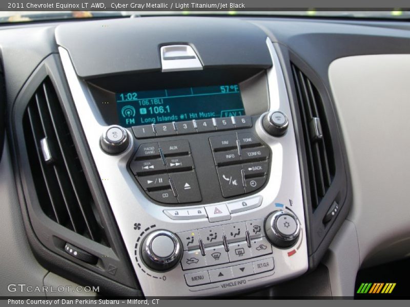 Cyber Gray Metallic / Light Titanium/Jet Black 2011 Chevrolet Equinox LT AWD