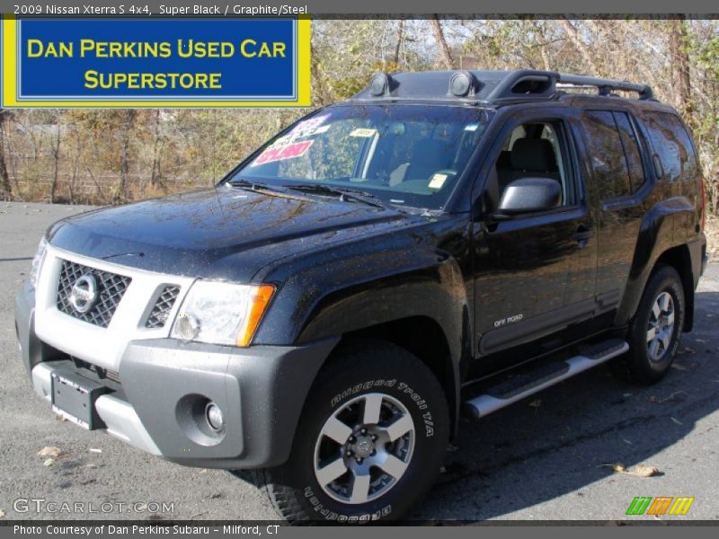 Super Black / Graphite/Steel 2009 Nissan Xterra S 4x4