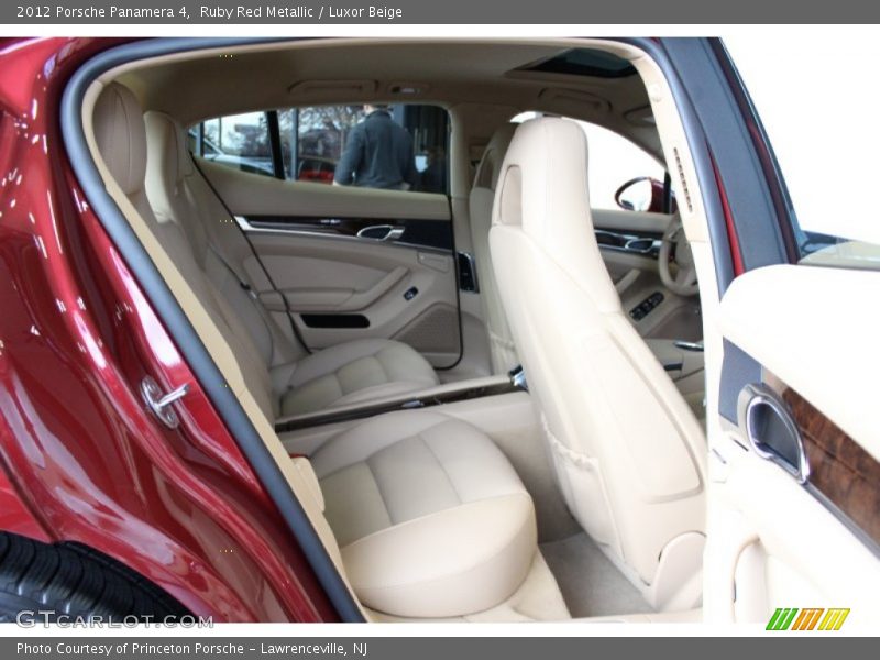 Ruby Red Metallic / Luxor Beige 2012 Porsche Panamera 4