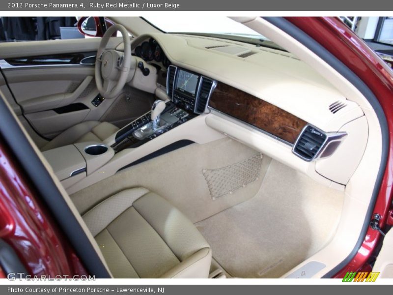 Ruby Red Metallic / Luxor Beige 2012 Porsche Panamera 4