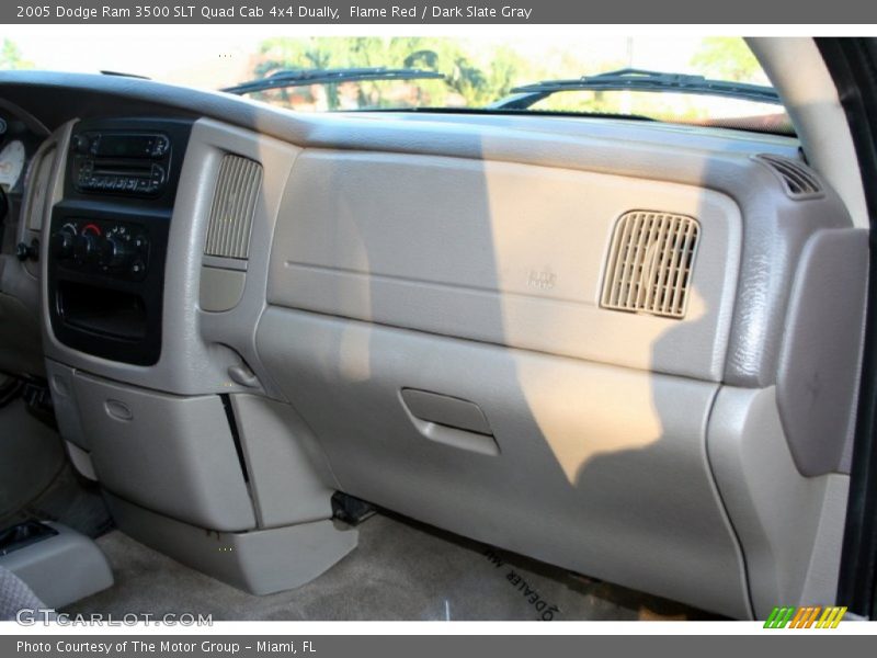 Flame Red / Dark Slate Gray 2005 Dodge Ram 3500 SLT Quad Cab 4x4 Dually