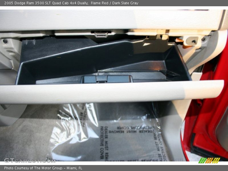 Flame Red / Dark Slate Gray 2005 Dodge Ram 3500 SLT Quad Cab 4x4 Dually