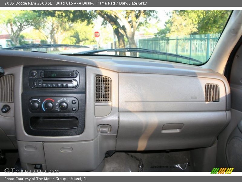 Flame Red / Dark Slate Gray 2005 Dodge Ram 3500 SLT Quad Cab 4x4 Dually