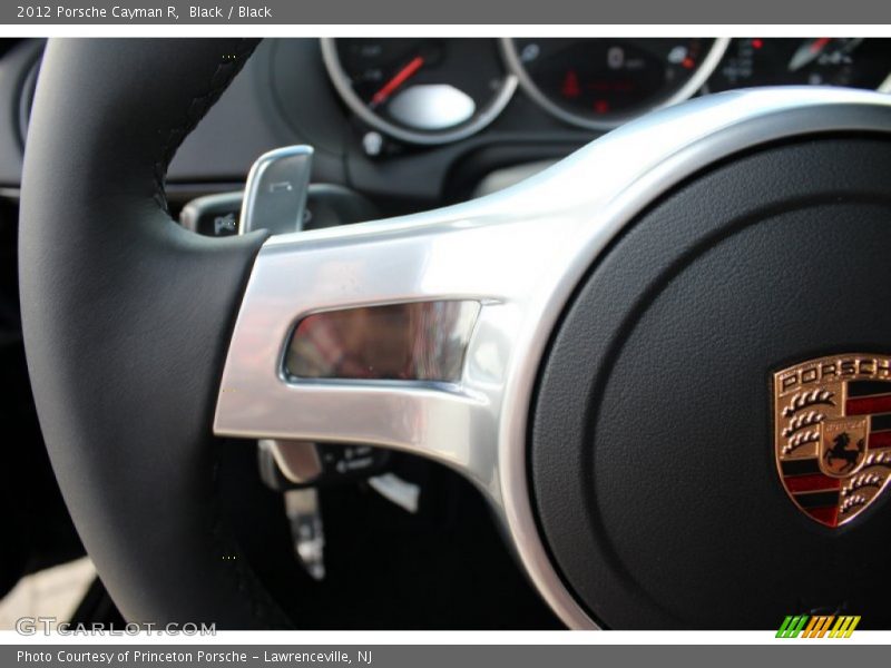 Transmission steering wheel controls, down shift - 2012 Porsche Cayman R