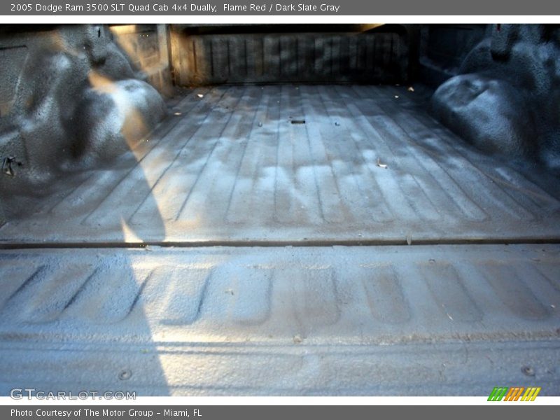 Flame Red / Dark Slate Gray 2005 Dodge Ram 3500 SLT Quad Cab 4x4 Dually