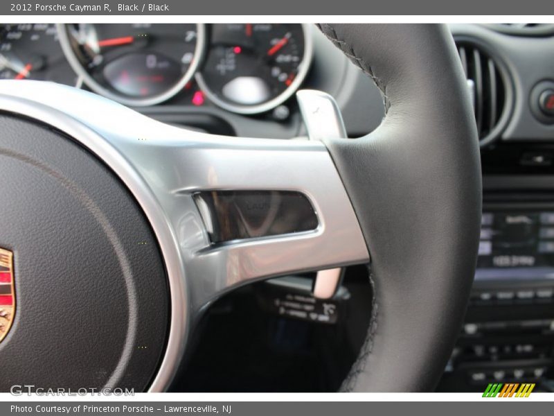 Transmission steering wheel controls, up shift - 2012 Porsche Cayman R
