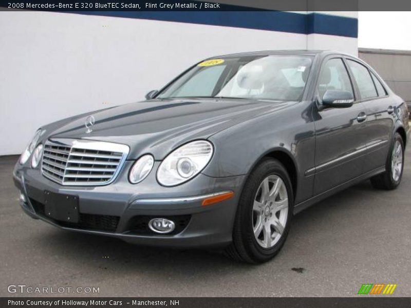 Flint Grey Metallic / Black 2008 Mercedes-Benz E 320 BlueTEC Sedan