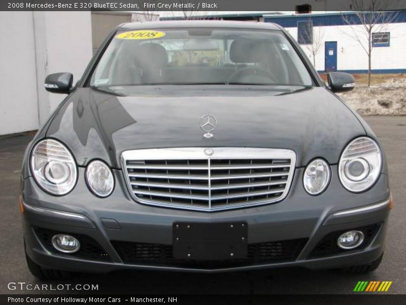 Flint Grey Metallic / Black 2008 Mercedes-Benz E 320 BlueTEC Sedan