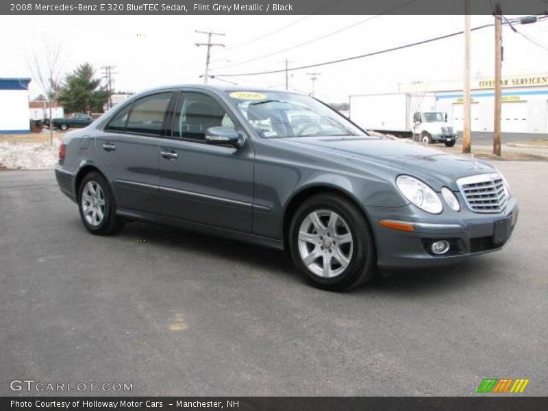 Flint Grey Metallic / Black 2008 Mercedes-Benz E 320 BlueTEC Sedan