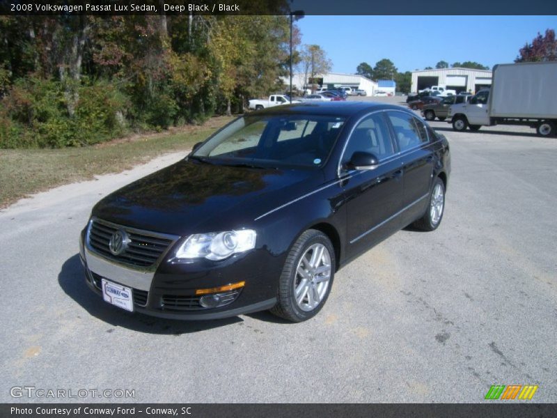 Deep Black / Black 2008 Volkswagen Passat Lux Sedan