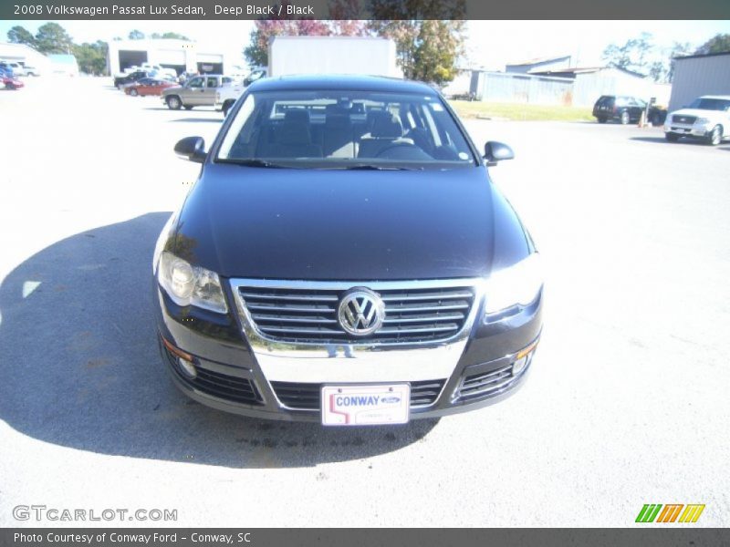 Deep Black / Black 2008 Volkswagen Passat Lux Sedan