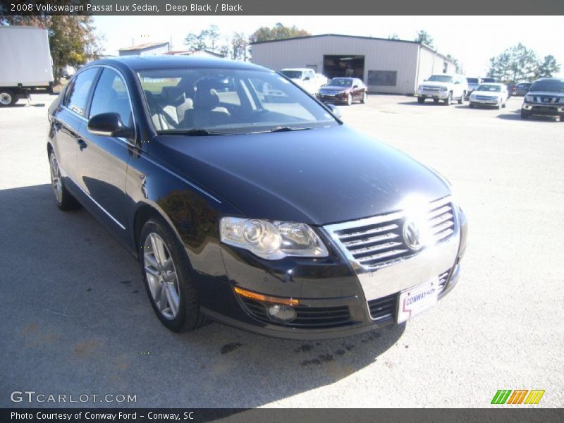 Deep Black / Black 2008 Volkswagen Passat Lux Sedan