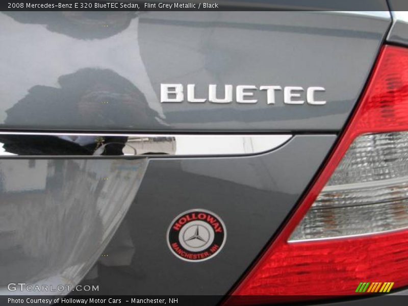 Flint Grey Metallic / Black 2008 Mercedes-Benz E 320 BlueTEC Sedan