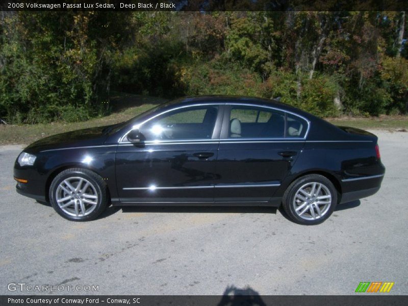 Deep Black / Black 2008 Volkswagen Passat Lux Sedan