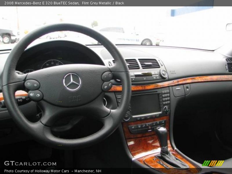 Flint Grey Metallic / Black 2008 Mercedes-Benz E 320 BlueTEC Sedan