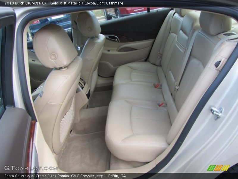 Gold Mist Metallic / Cocoa/Light Cashmere 2010 Buick LaCrosse CX