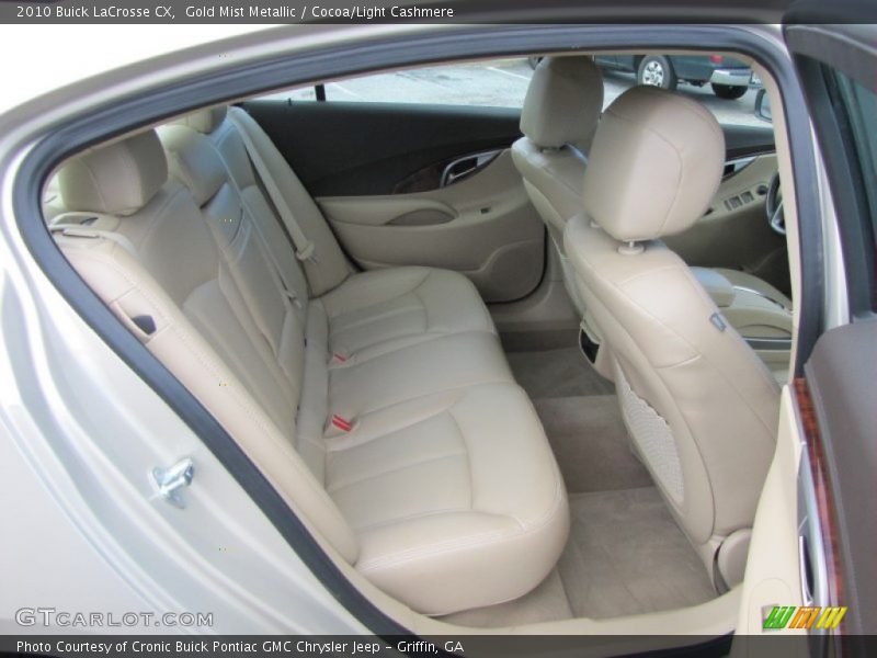 Gold Mist Metallic / Cocoa/Light Cashmere 2010 Buick LaCrosse CX