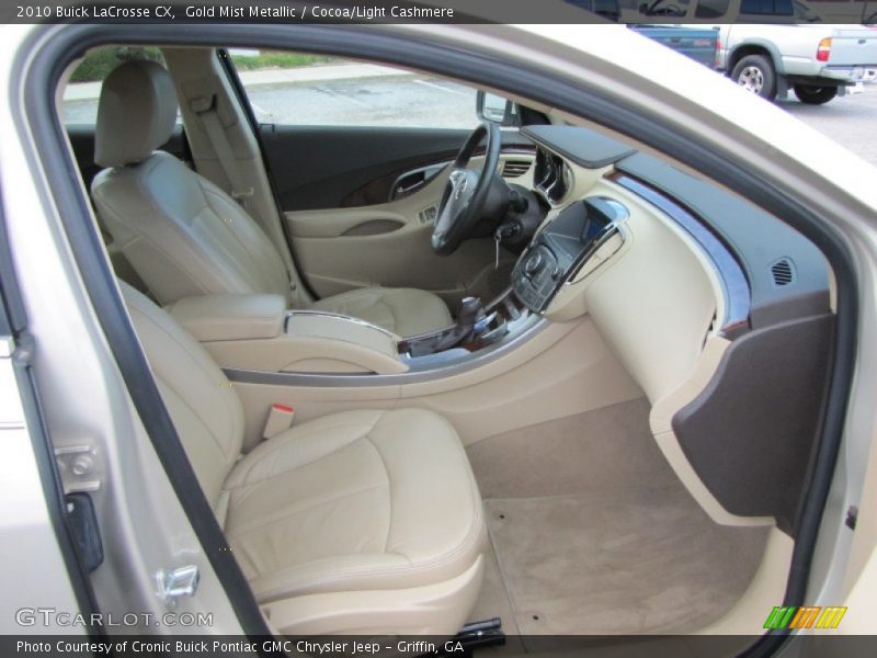 Gold Mist Metallic / Cocoa/Light Cashmere 2010 Buick LaCrosse CX