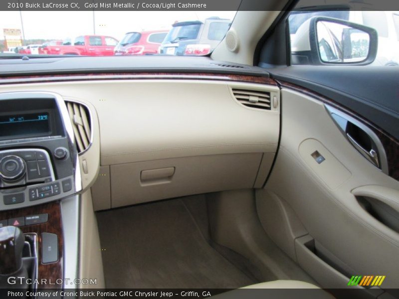 Gold Mist Metallic / Cocoa/Light Cashmere 2010 Buick LaCrosse CX