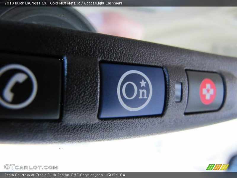 Gold Mist Metallic / Cocoa/Light Cashmere 2010 Buick LaCrosse CX