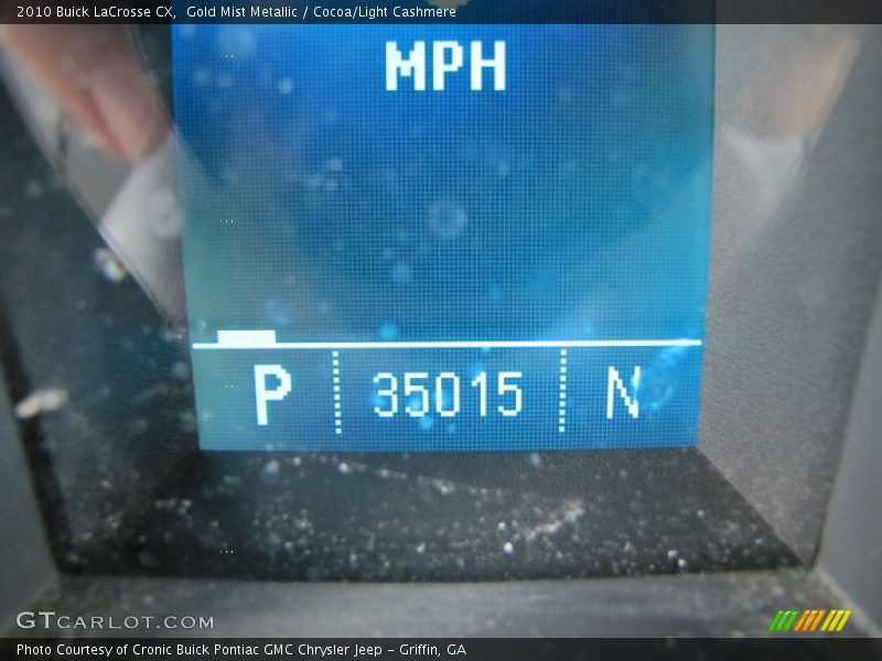 Gold Mist Metallic / Cocoa/Light Cashmere 2010 Buick LaCrosse CX