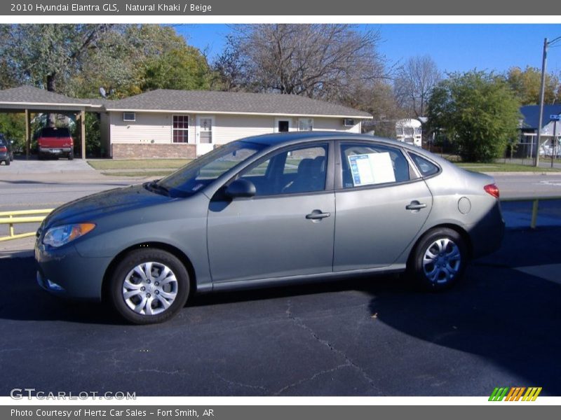 Natural Khaki / Beige 2010 Hyundai Elantra GLS
