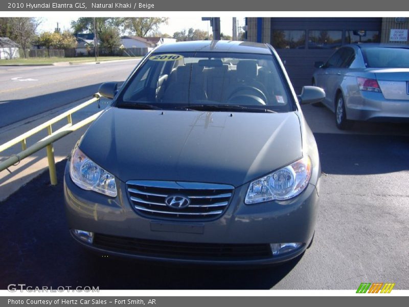 Natural Khaki / Beige 2010 Hyundai Elantra GLS
