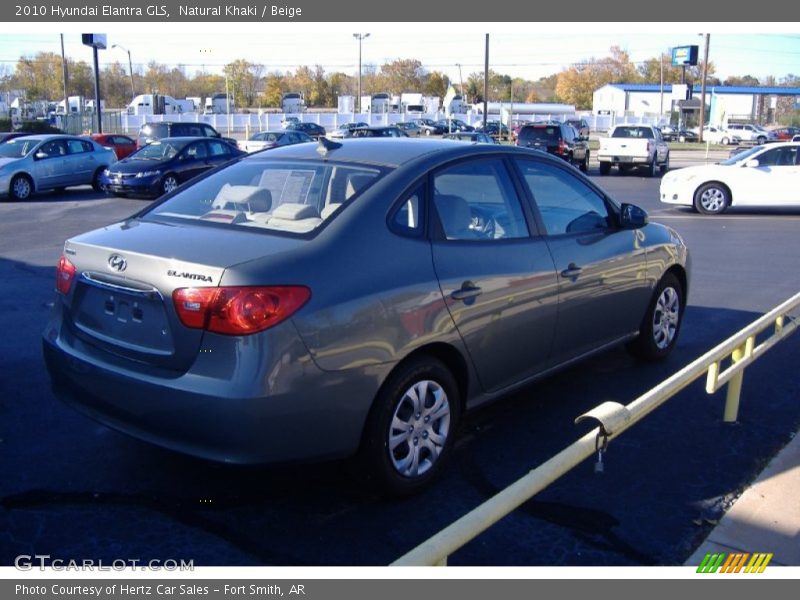 Natural Khaki / Beige 2010 Hyundai Elantra GLS