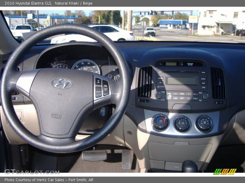 Natural Khaki / Beige 2010 Hyundai Elantra GLS