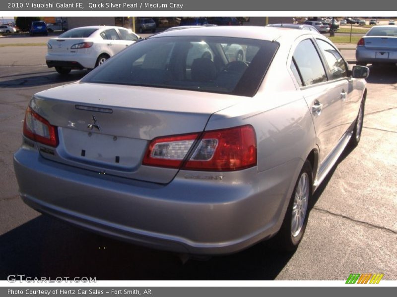 Quick Silver Pearl / Medium Gray 2010 Mitsubishi Galant FE