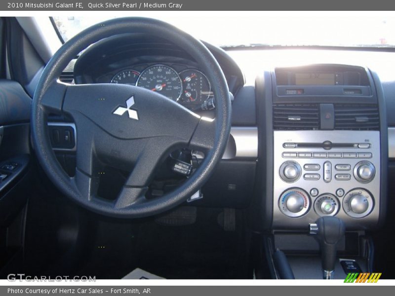 Quick Silver Pearl / Medium Gray 2010 Mitsubishi Galant FE