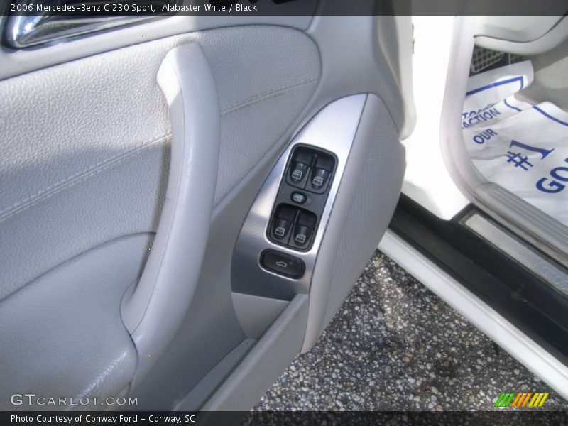 Alabaster White / Black 2006 Mercedes-Benz C 230 Sport