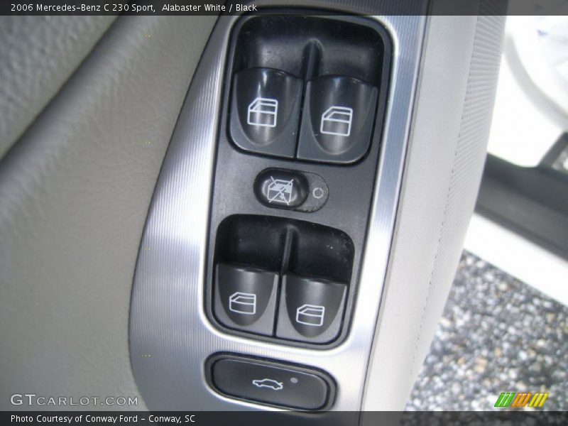 Alabaster White / Black 2006 Mercedes-Benz C 230 Sport