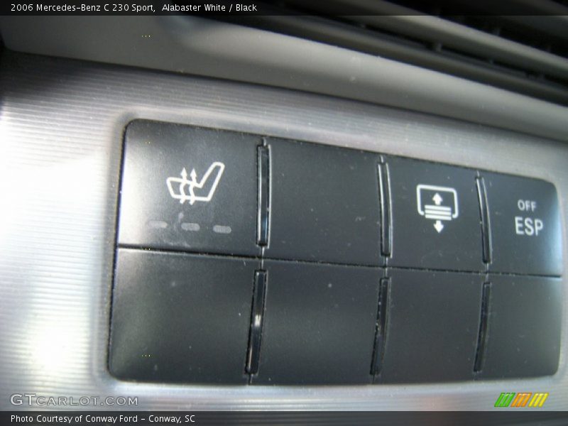 Alabaster White / Black 2006 Mercedes-Benz C 230 Sport