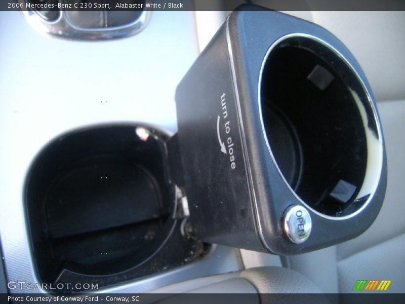 Alabaster White / Black 2006 Mercedes-Benz C 230 Sport