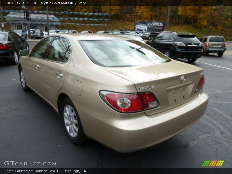 Mystic Gold Metallic / Ivory 2004 Lexus ES 330