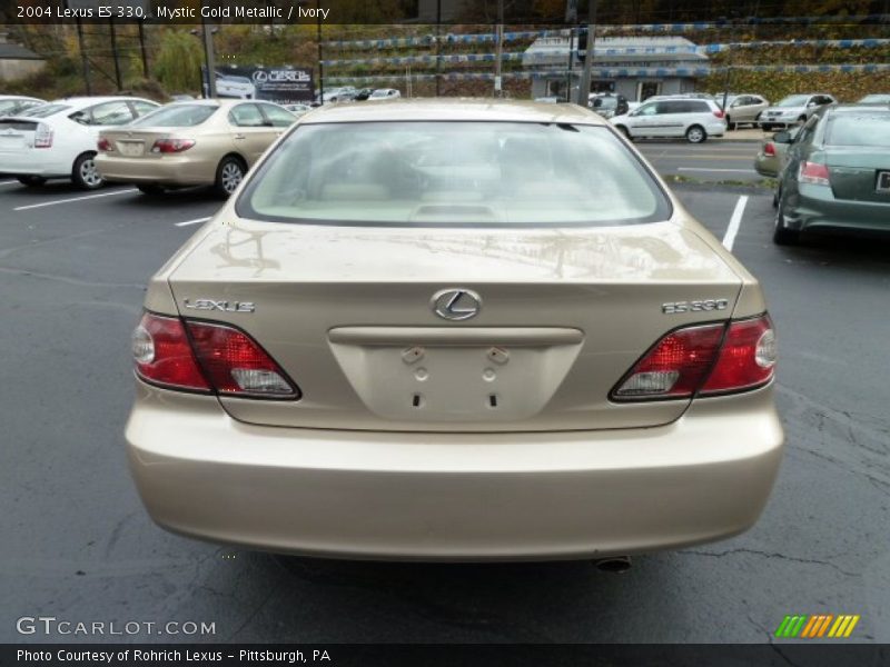 Mystic Gold Metallic / Ivory 2004 Lexus ES 330