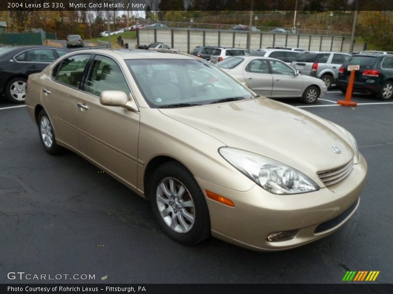 Mystic Gold Metallic / Ivory 2004 Lexus ES 330