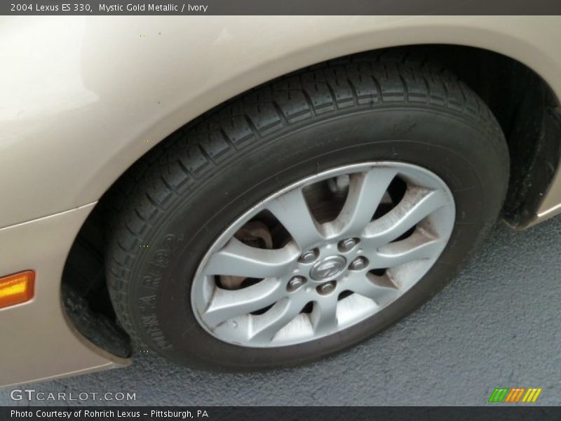 Mystic Gold Metallic / Ivory 2004 Lexus ES 330