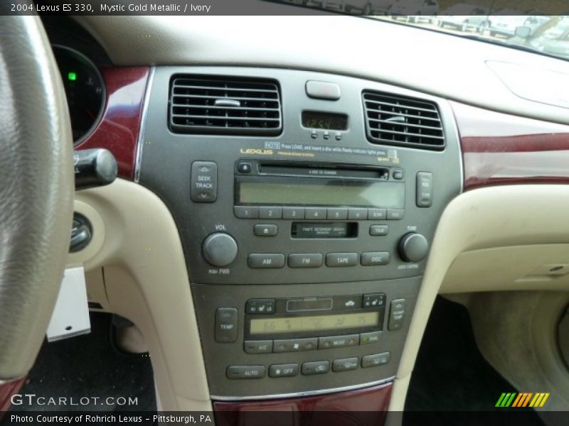 Mystic Gold Metallic / Ivory 2004 Lexus ES 330
