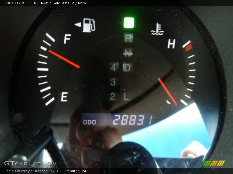 Mystic Gold Metallic / Ivory 2004 Lexus ES 330