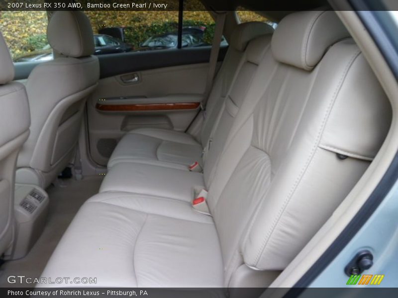 Bamboo Green Pearl / Ivory 2007 Lexus RX 350 AWD