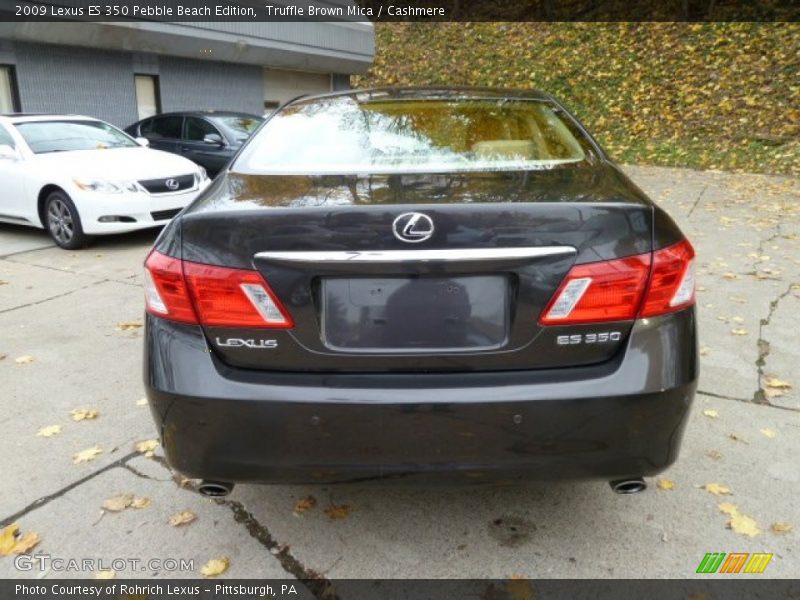 Truffle Brown Mica / Cashmere 2009 Lexus ES 350 Pebble Beach Edition