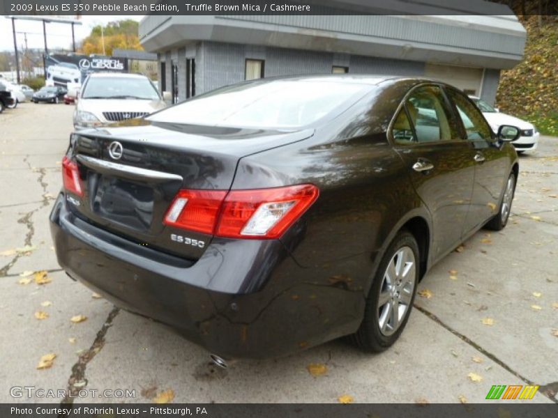 Truffle Brown Mica / Cashmere 2009 Lexus ES 350 Pebble Beach Edition
