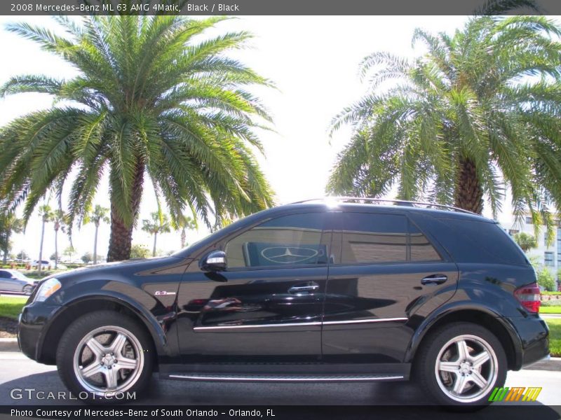 Black / Black 2008 Mercedes-Benz ML 63 AMG 4Matic