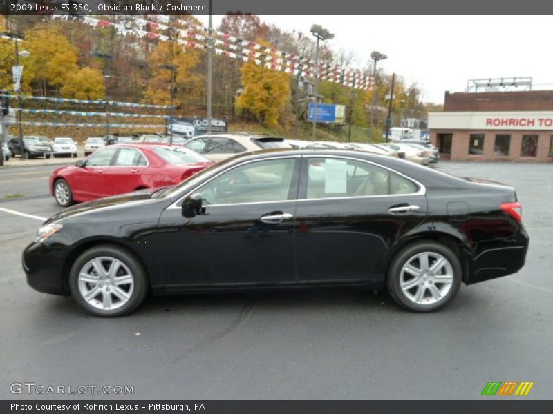 Obsidian Black / Cashmere 2009 Lexus ES 350